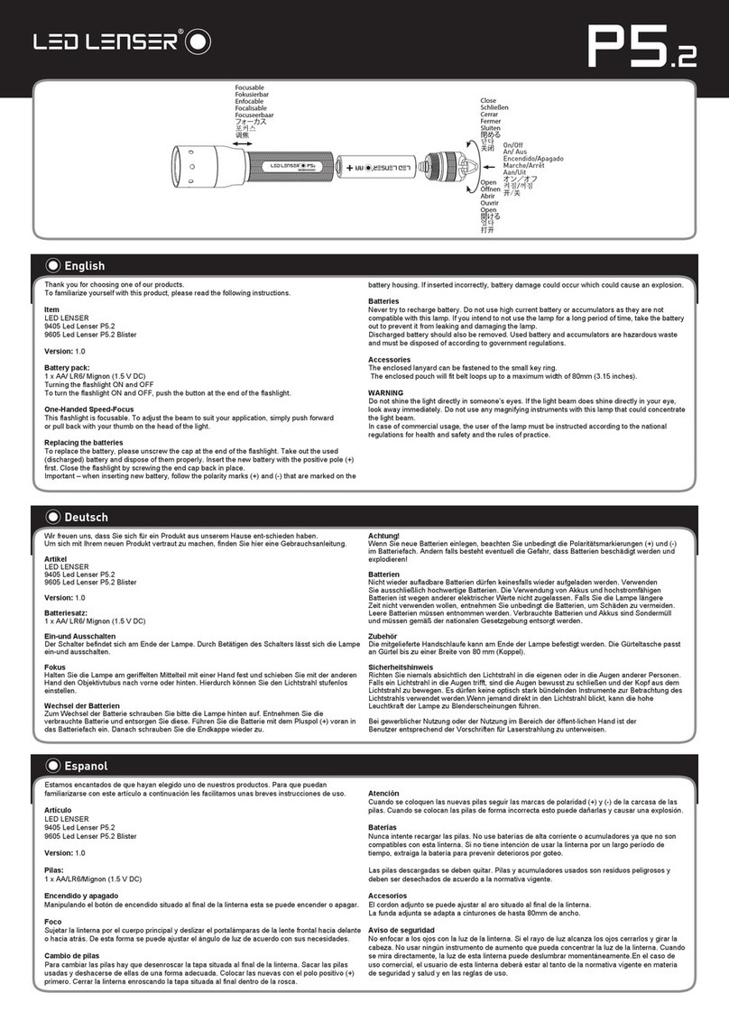 ledlenser P5.2 User manual ledlenser P5.2 User manual