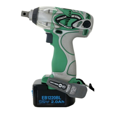 Hitachi WR 12DM2 Handling instructions