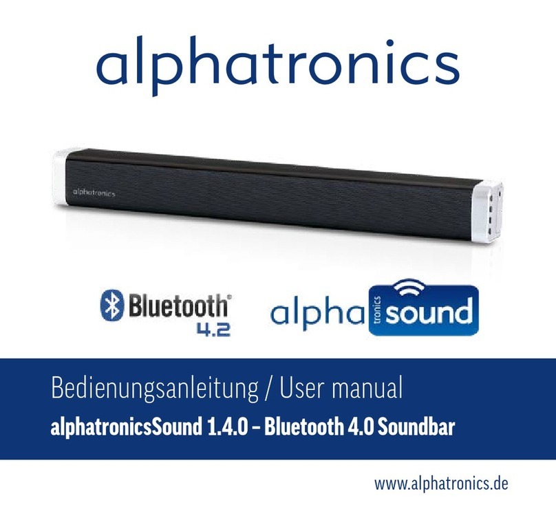 alphatronics alphatronicsSound 1.4.0 user manual