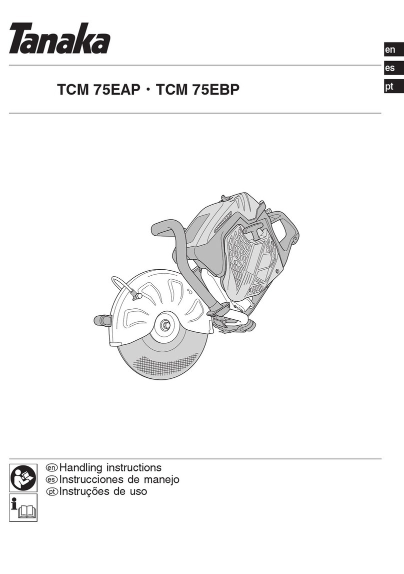 Tanaka TCM 75EAP User manual