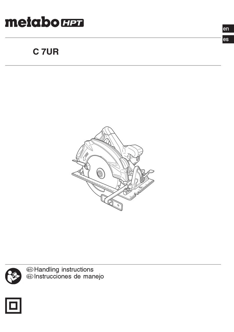 Metabo HPT C 7UR User manual