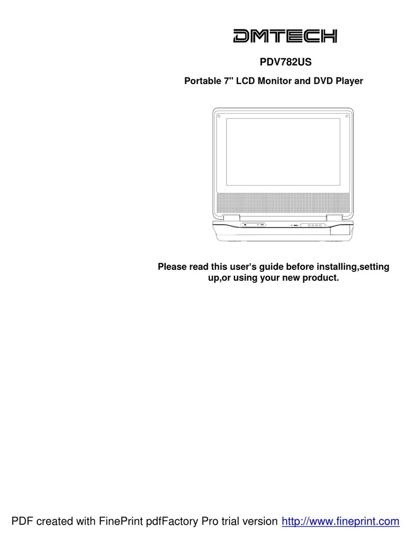 DM TECH PDV782US manual