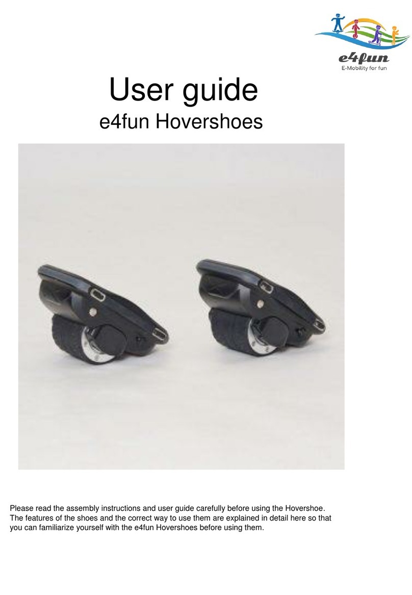 e4fun Hovershoes user guide