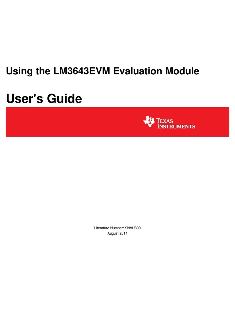 Texas Instruments LM3643EVM User manual