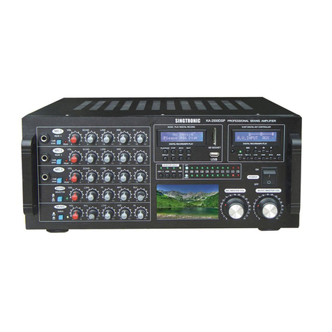 SINGTRONIC KA-2500DSP Product guide
