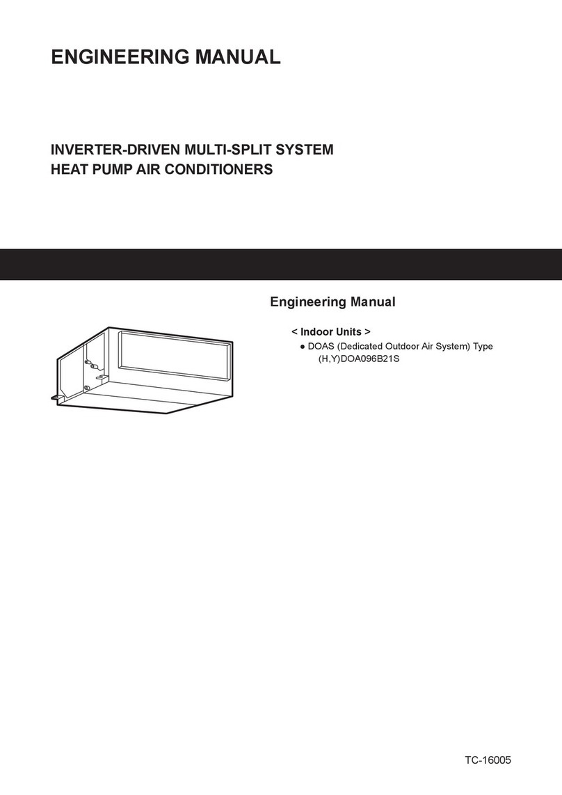 Johnson Controls DOA096B21S Series Installation and operation manual