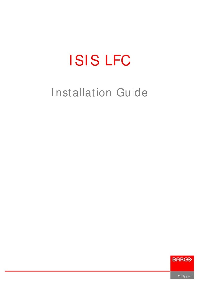 Barco ISIS LFC installation guide
