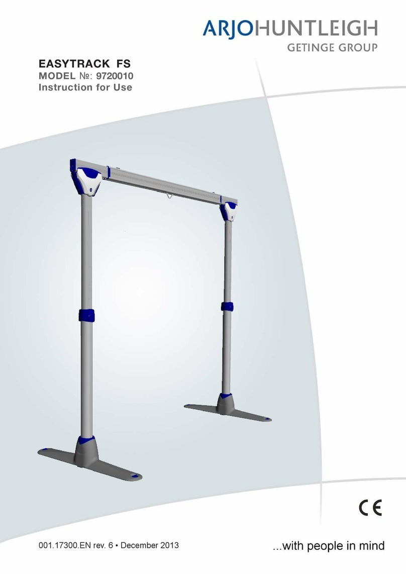 ARJO HUNTLEIGH EASYTRACK FS Instructions for use