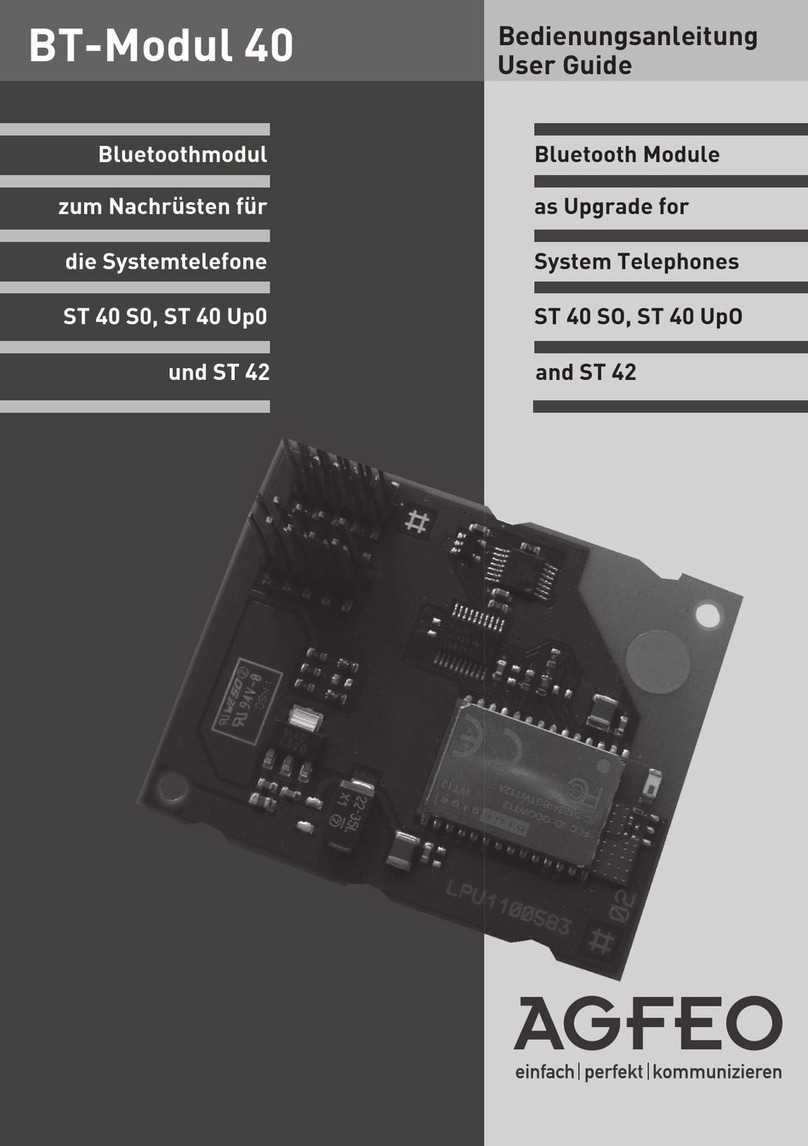 AGFEO BT-Module 40 user guide