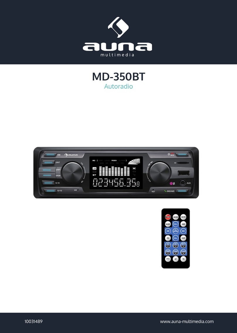 auna multimedia MD-350BT manual