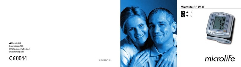 Microlife BP W90 User manual