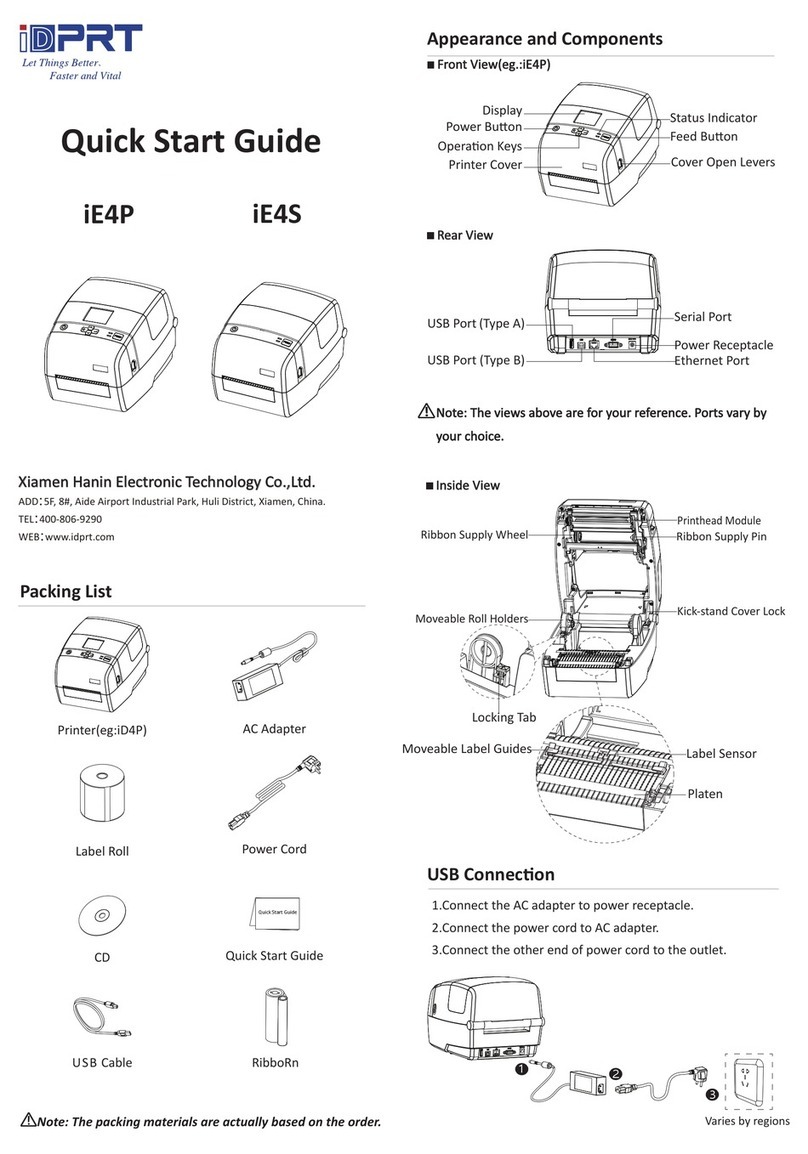 iDPRT iE4P quick start guide