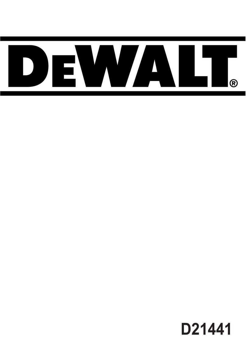 DeWalt D21441 User manual DeWalt D21441 User manual