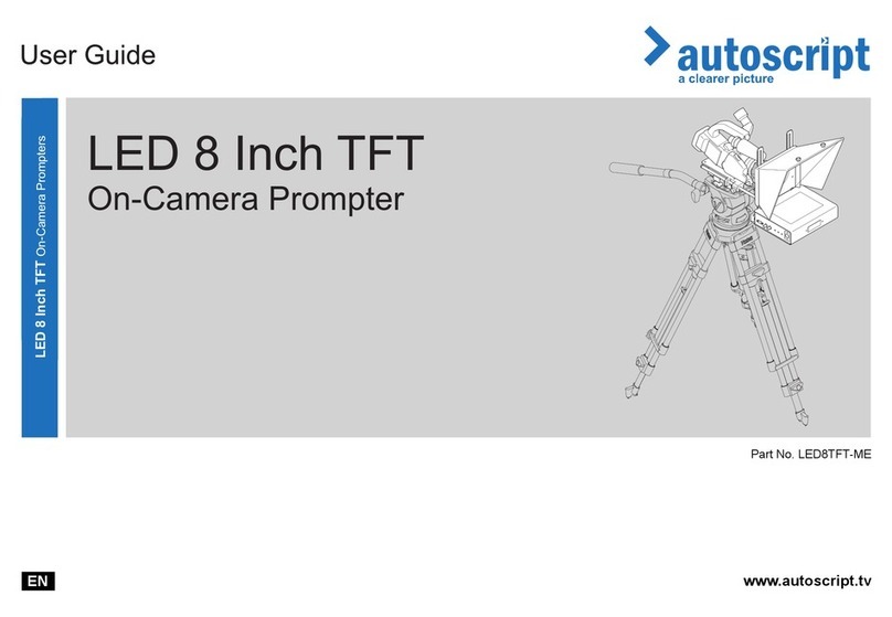 Autoscript LED8TFT-ME User manual
