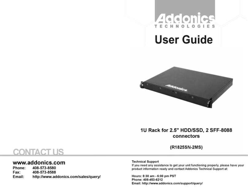Addonics Technologies R1825SN-2MS user guide Addonics Technologies R1825SN-2MS user guide