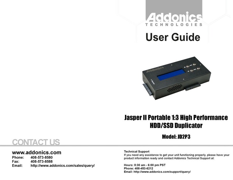 Addonics Technologies Jasper II JD2P3 user guide