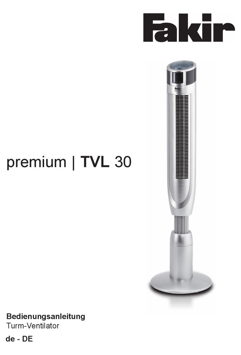 Fakir TVL 30 User manual