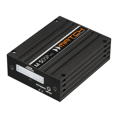 Audiotec Fischer Match M 5DSP MK2 micro User manual