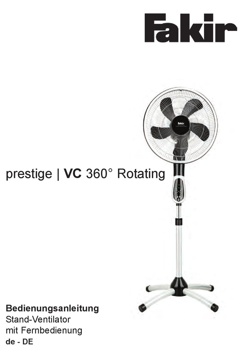 Fakir prestige 360 Rotating User manual