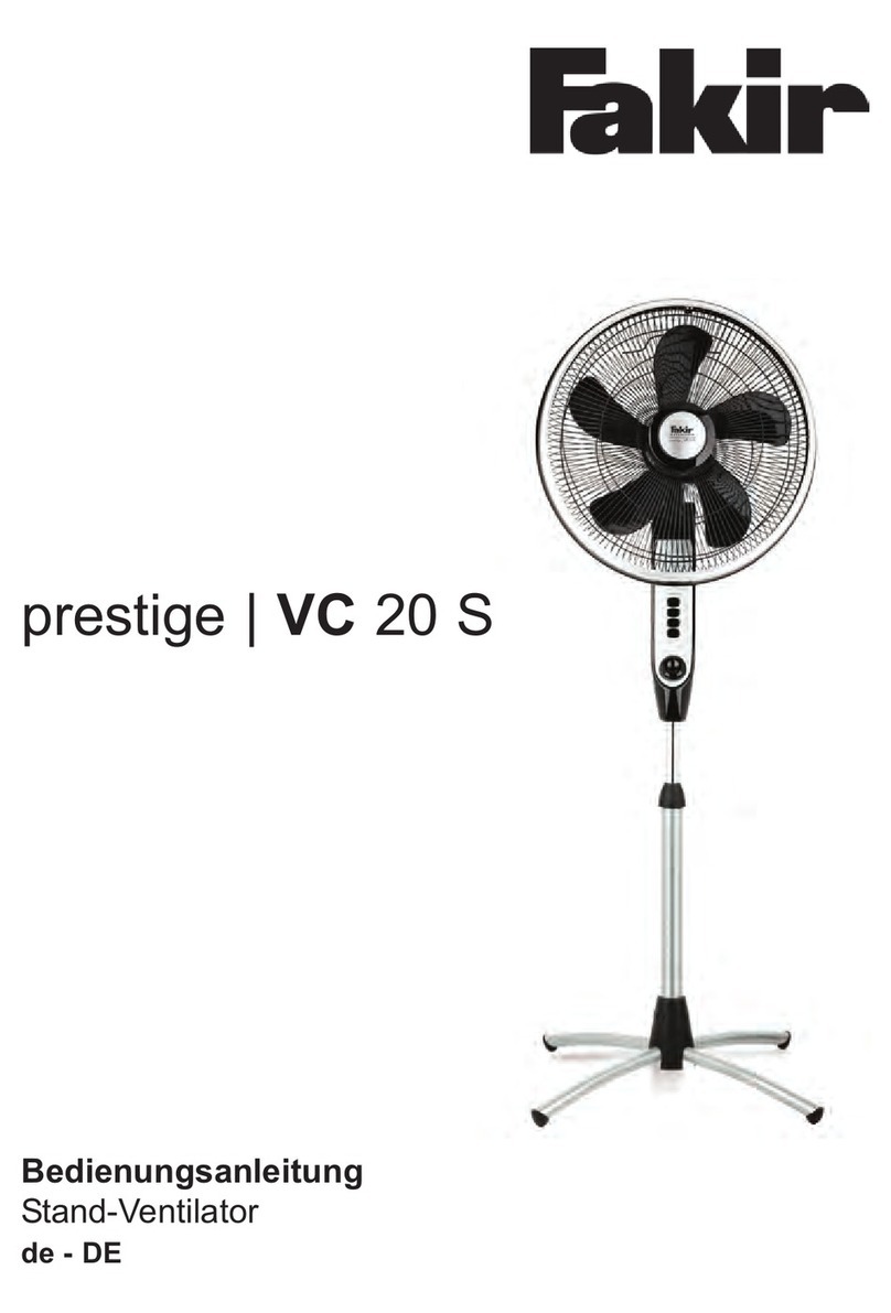 Fakir prestige VC 20 S User manual