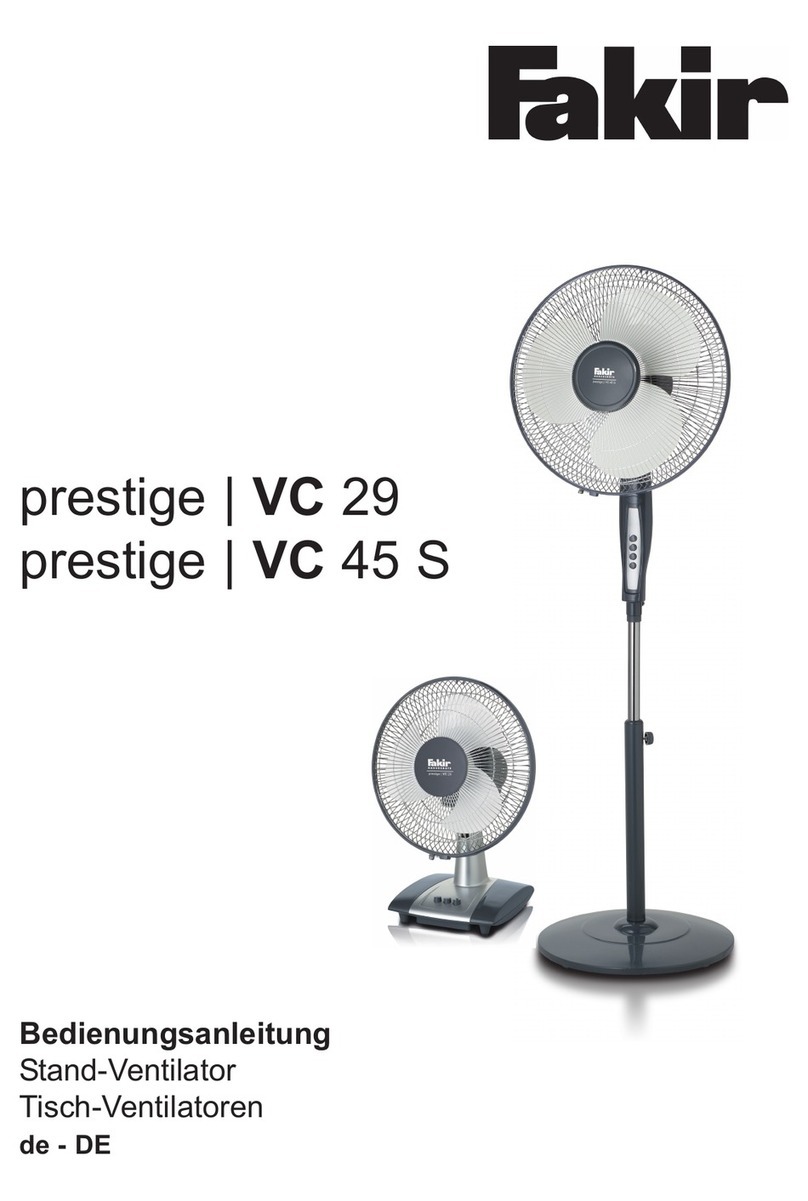 Fakir prestige VC 45 S User manual