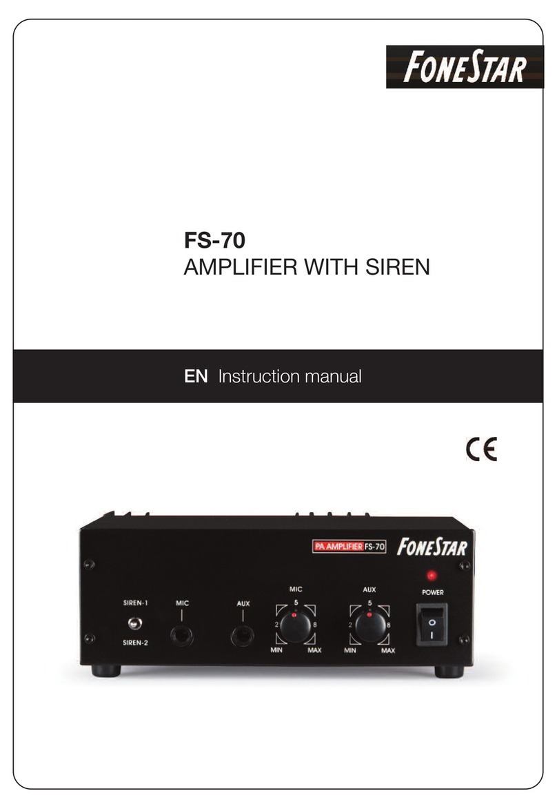 FONESTAR FS-70 instruction manual