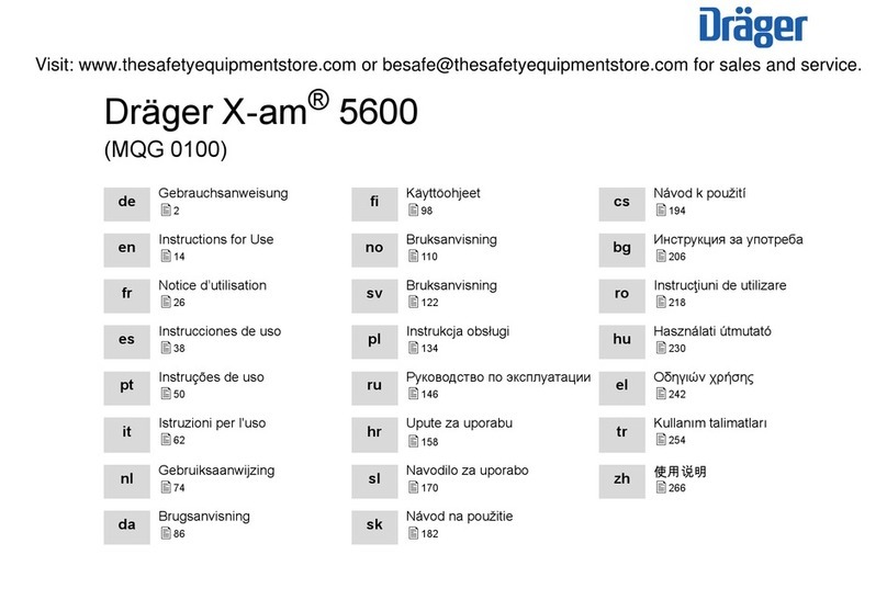 Dräger X-am 5600 User manual