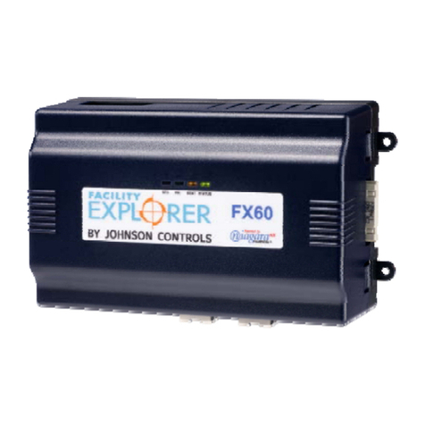Johnson Controls Facility Explorer FX20 User manual Johnson Controls Facility Explorer FX20 User manual