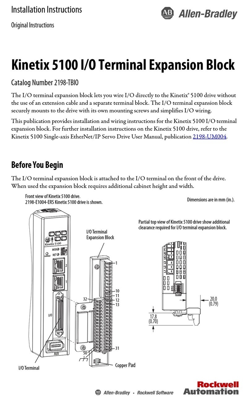 Allen-Bradley Kinetix 5100 installation instructions