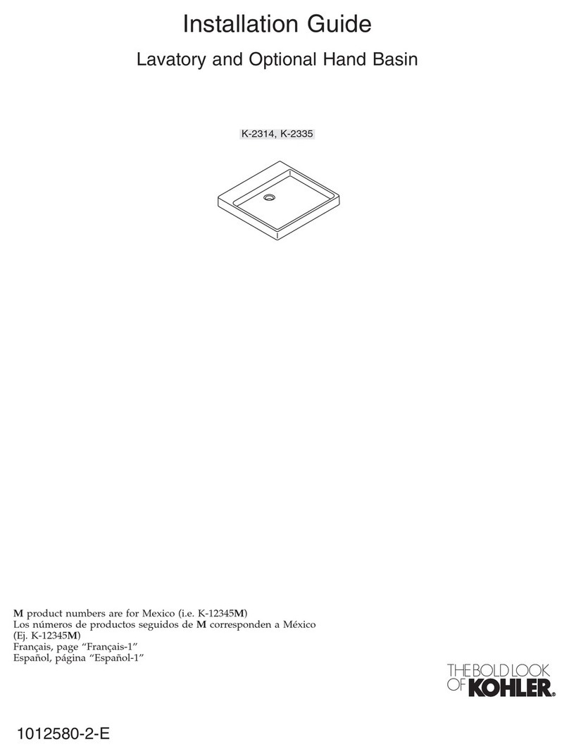 Kohler K-2335 User manual