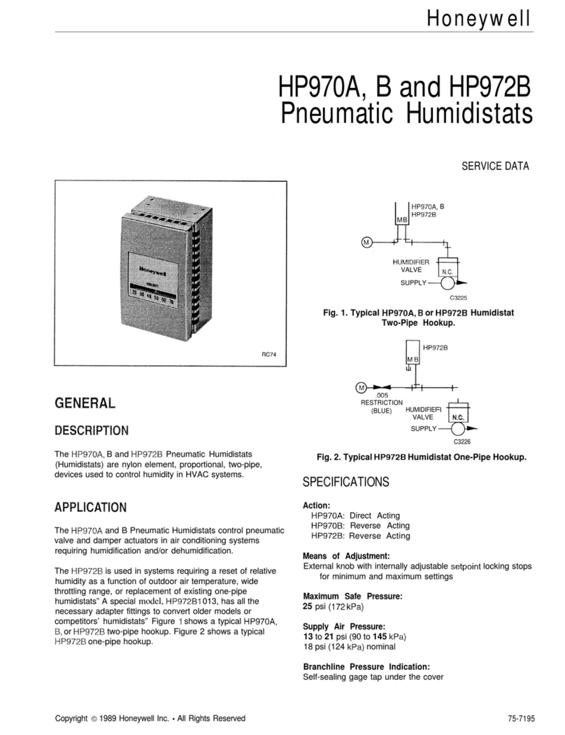 Honeywell HP970A Service data