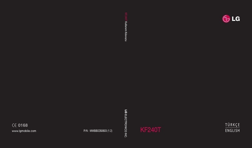 LG KF240T User manual