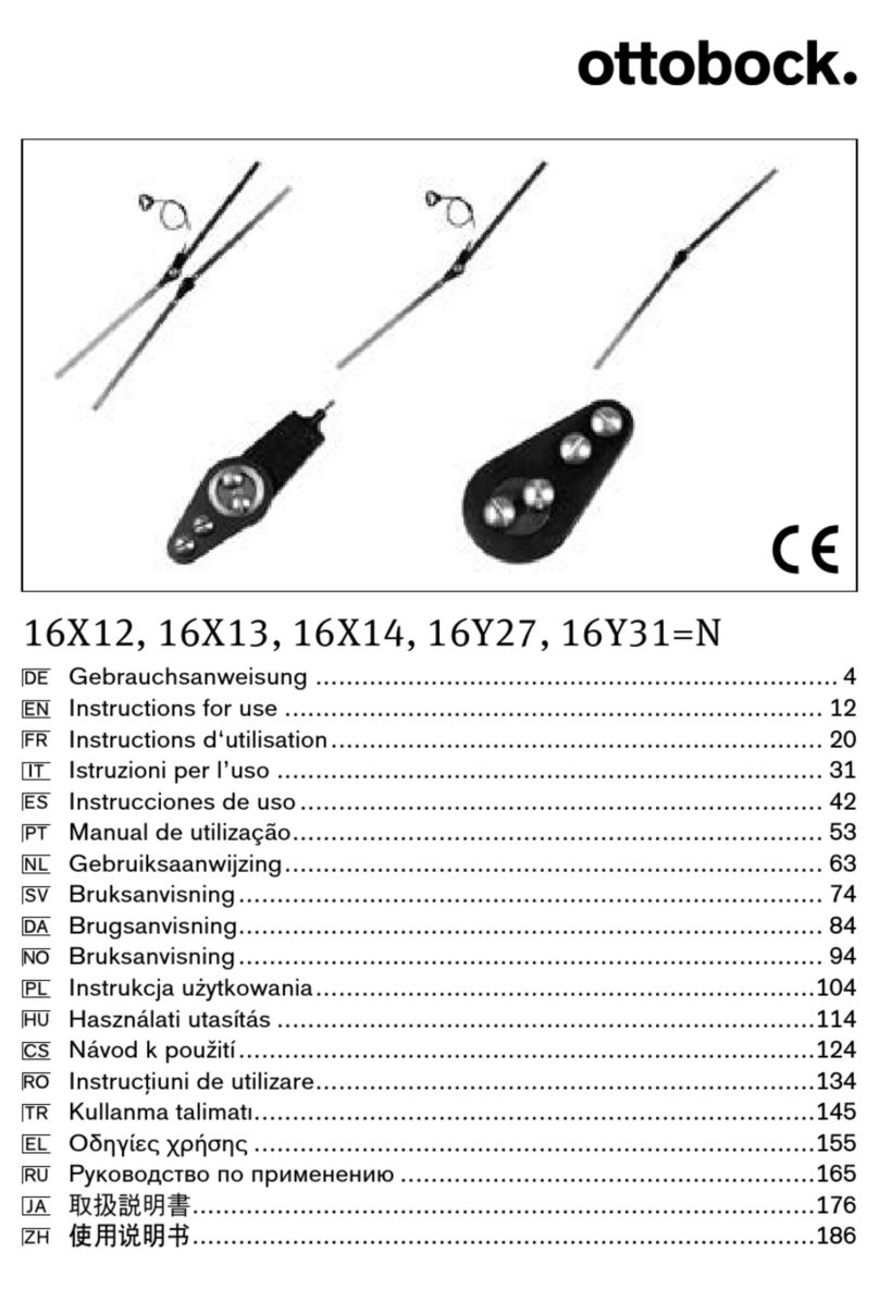 Otto Bock 16X14 Instructions for use