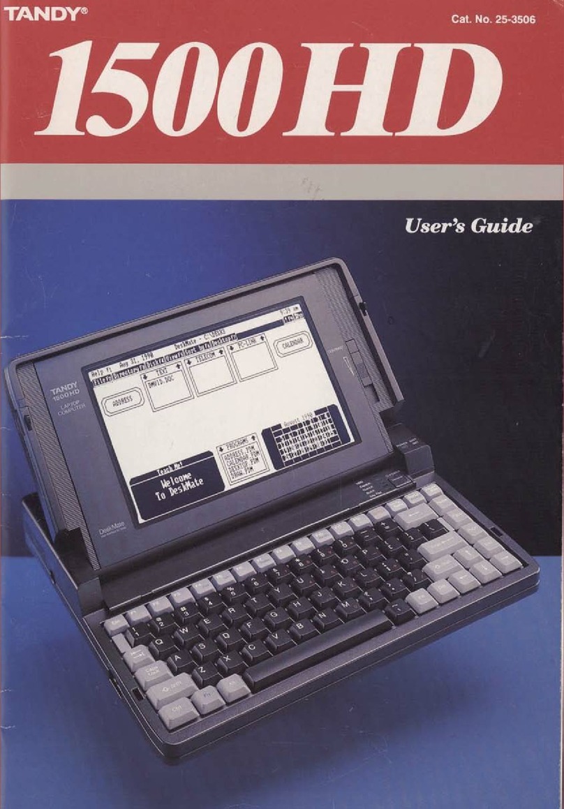 Tandy 1500HD user guide