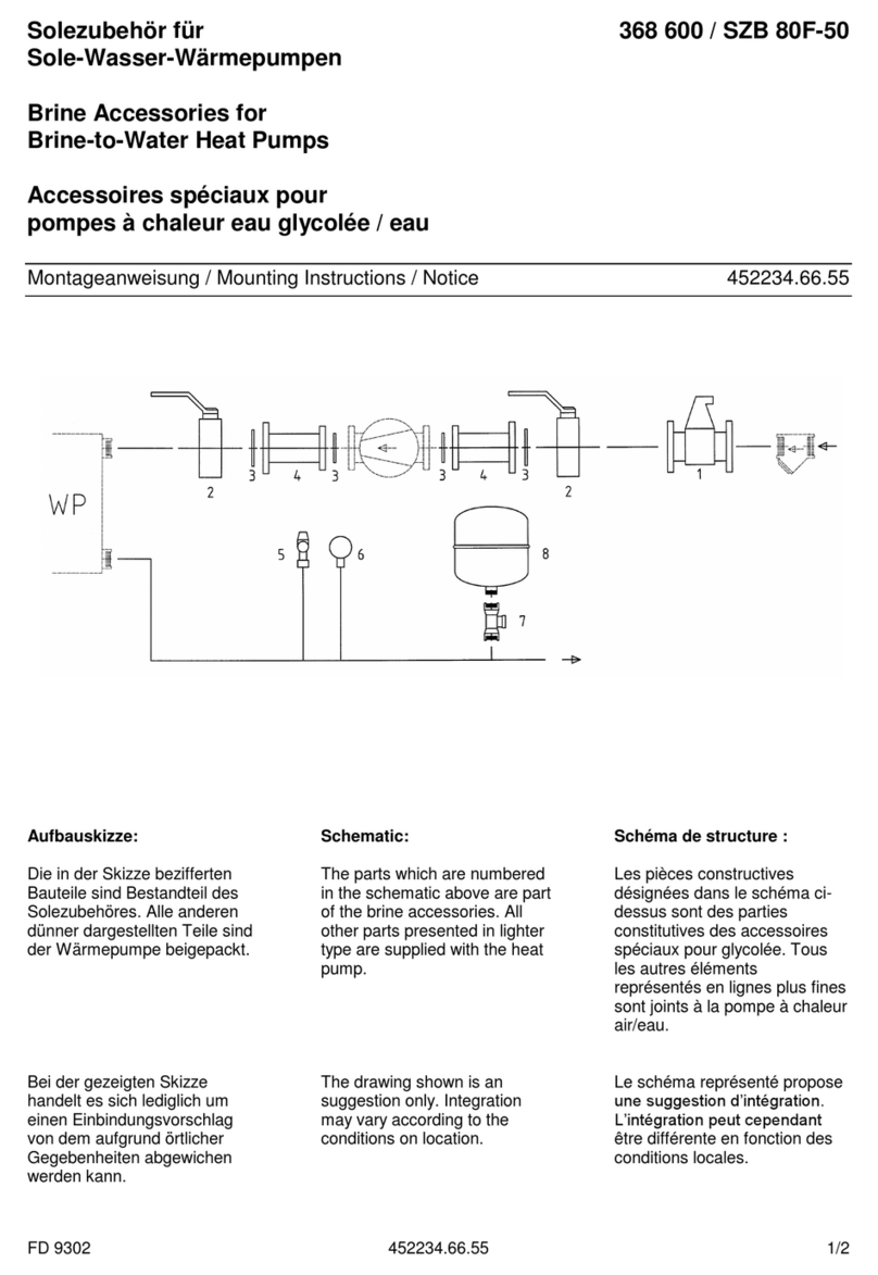 Dimplex SZB 80F-50 Mounting instructions