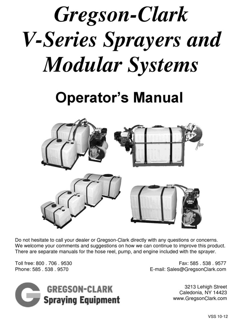 Gregson-Clark V-50B-SA Operator's manual
