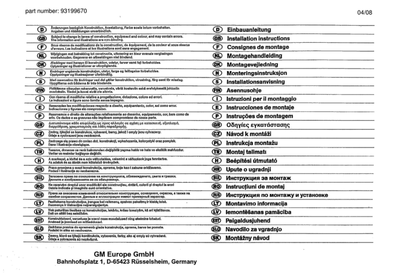 Webasto Thermo Top E User manual