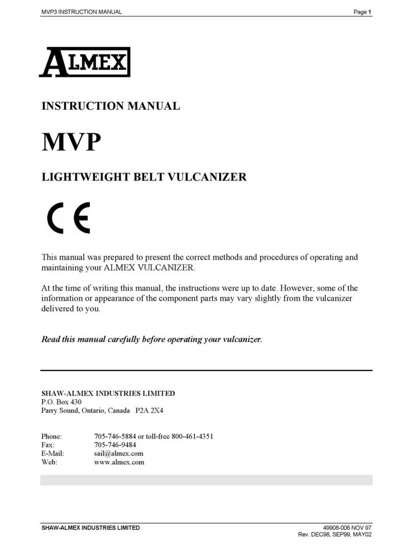 Almex MVP User manual