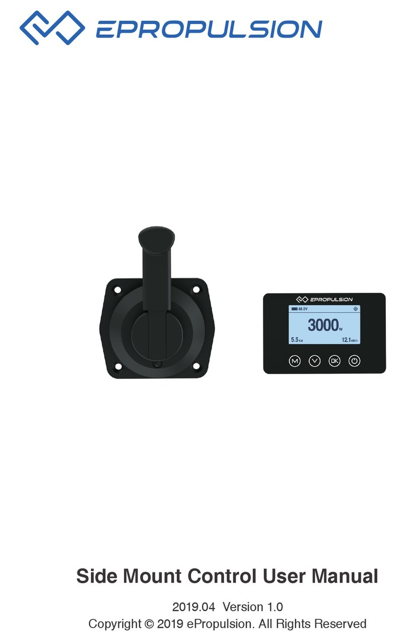 ePropulsion Side Mount Control user manual