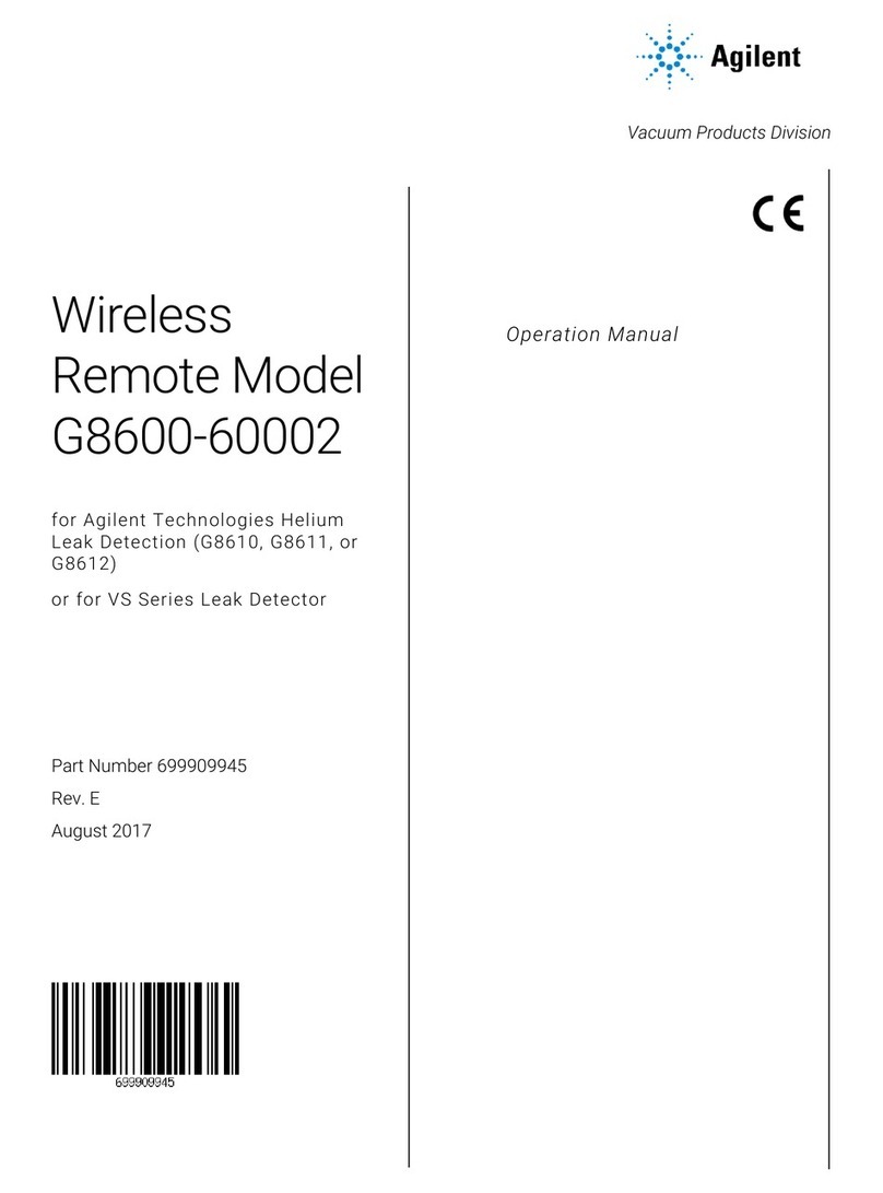 Agilent Technologies VS G8600-60002 Operation manual Agilent Technologies VS G8600-60002 Operation manual