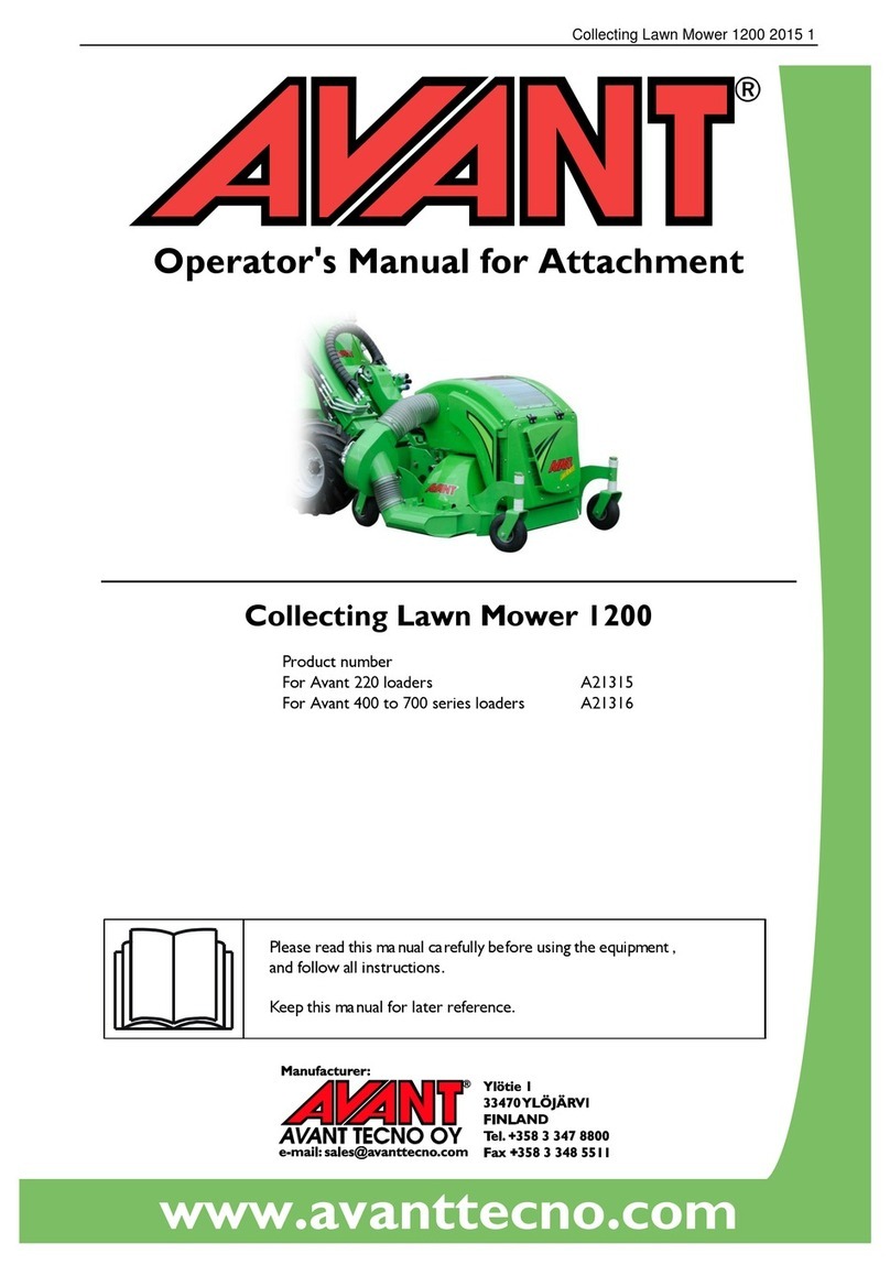 Avantco Collecting Lawn Mower 1200 A21315 Operator's manual Avantco Collecting Lawn Mower 1200 A21315 Operator's manual