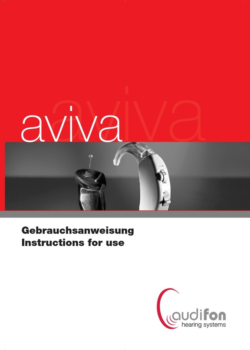 Audifon aviva Series Instructions for use