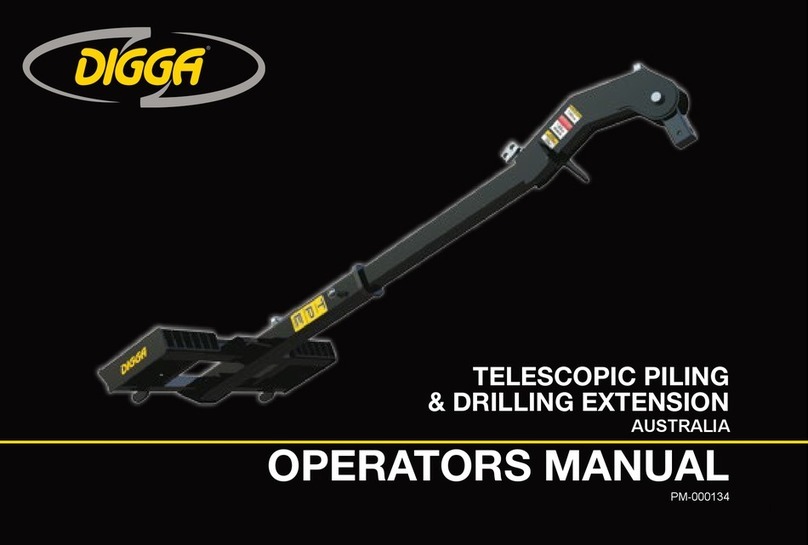 Digga TPE-000050 Operator's manual