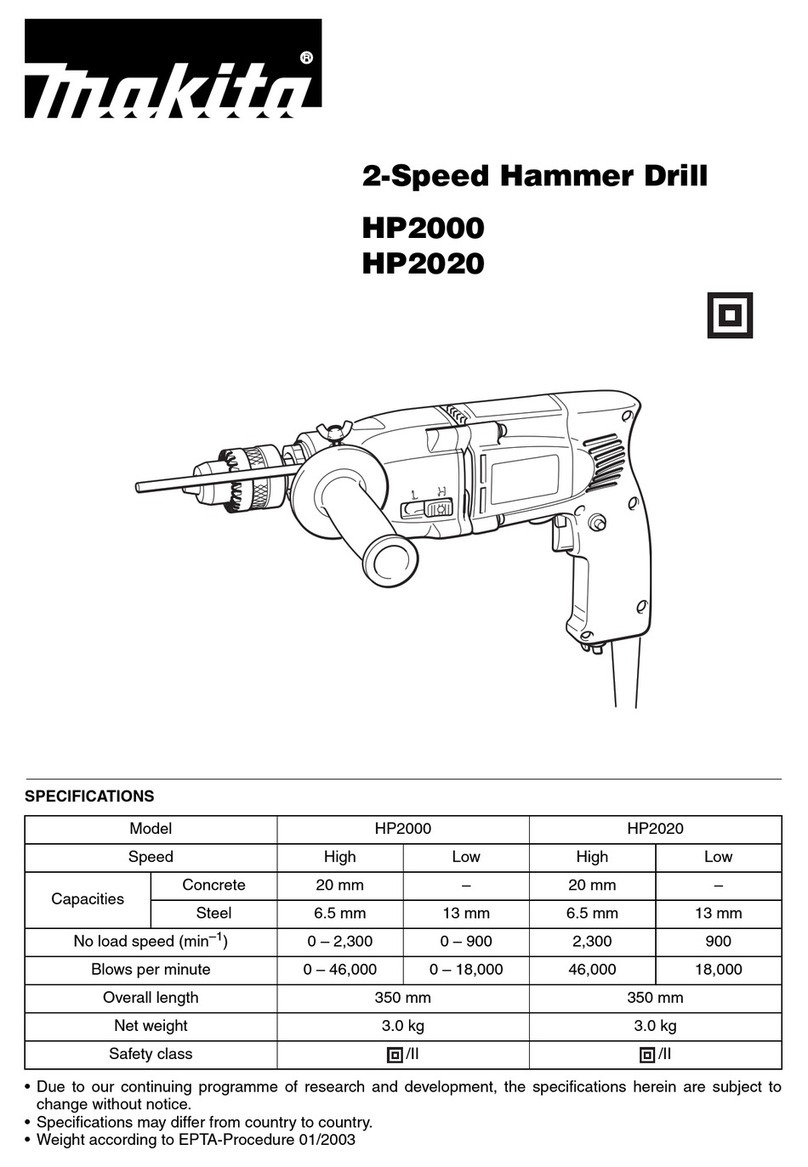 Makita HP2000 User manual