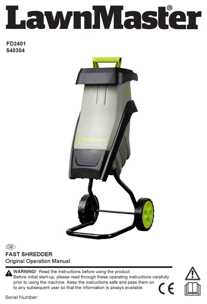 LawnMaster FD2401 original operation manual