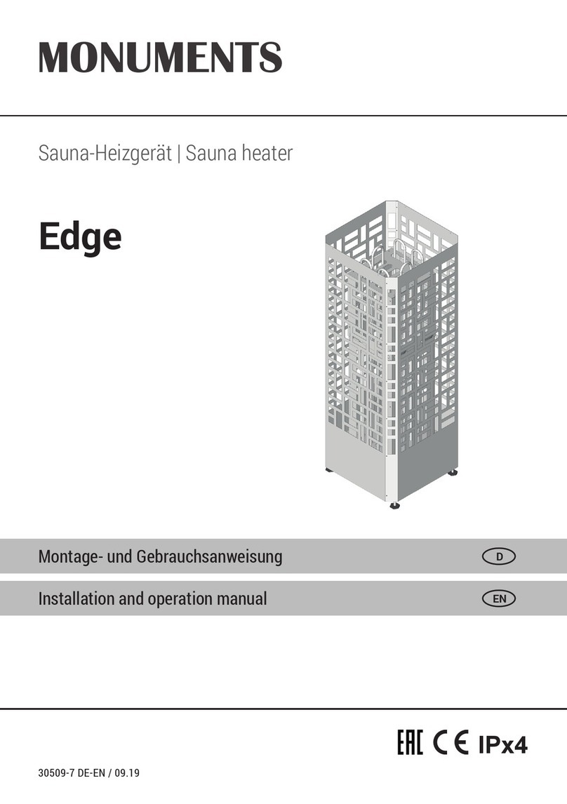 Monuments Edge Series Installation and operation manual