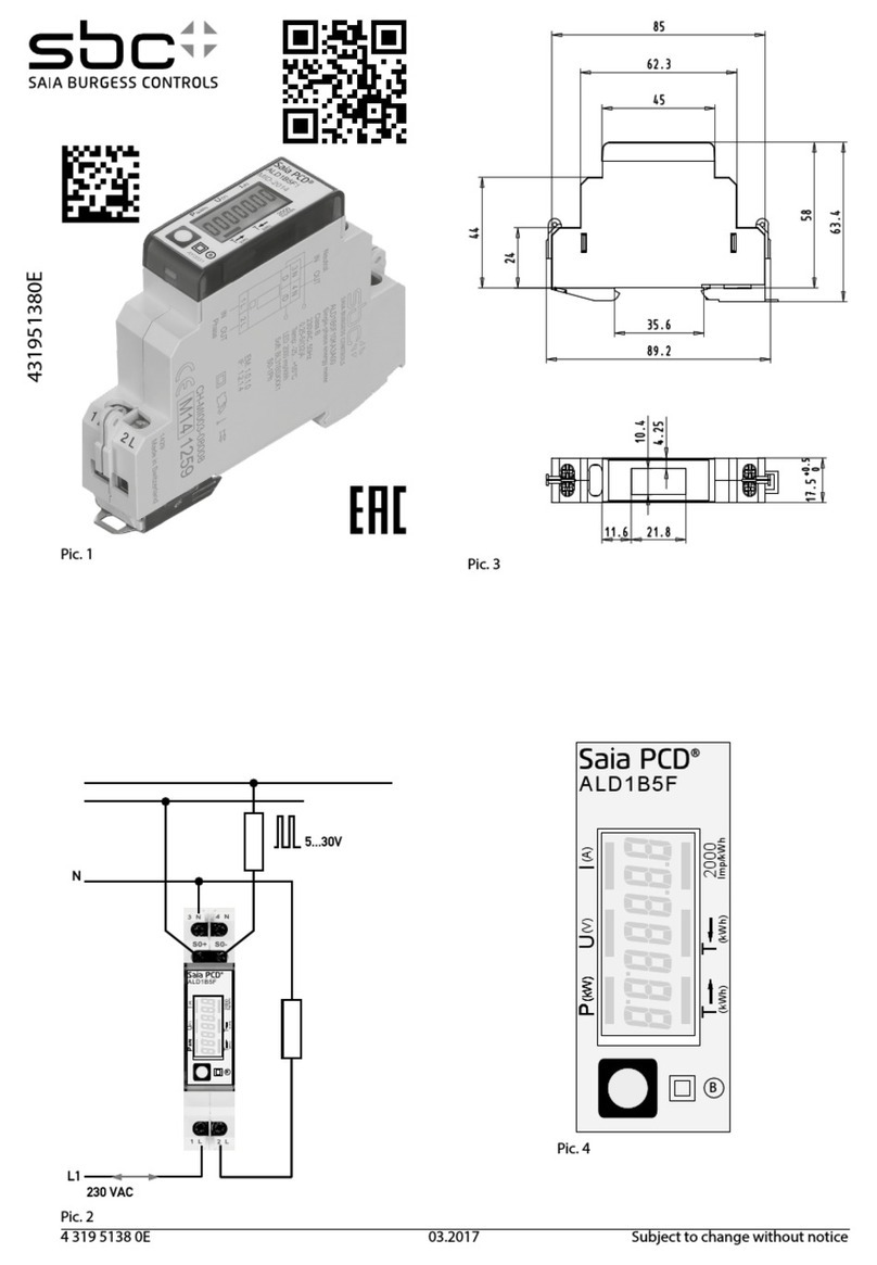 SBC Saia PCD ALD1B5F10K User manual