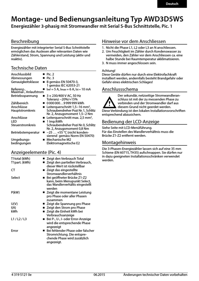 SBC Saia PCD AWD3D5WS User manual