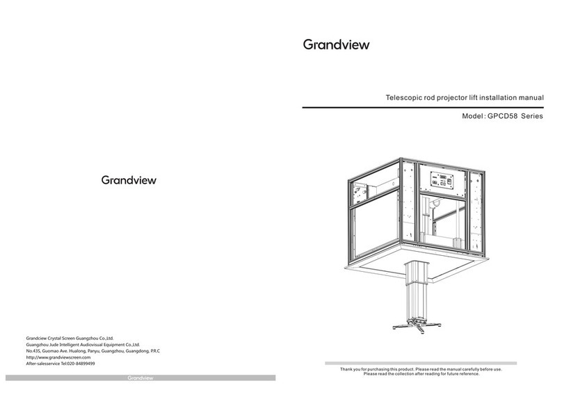 Grandview GPCD58 Series installation manual