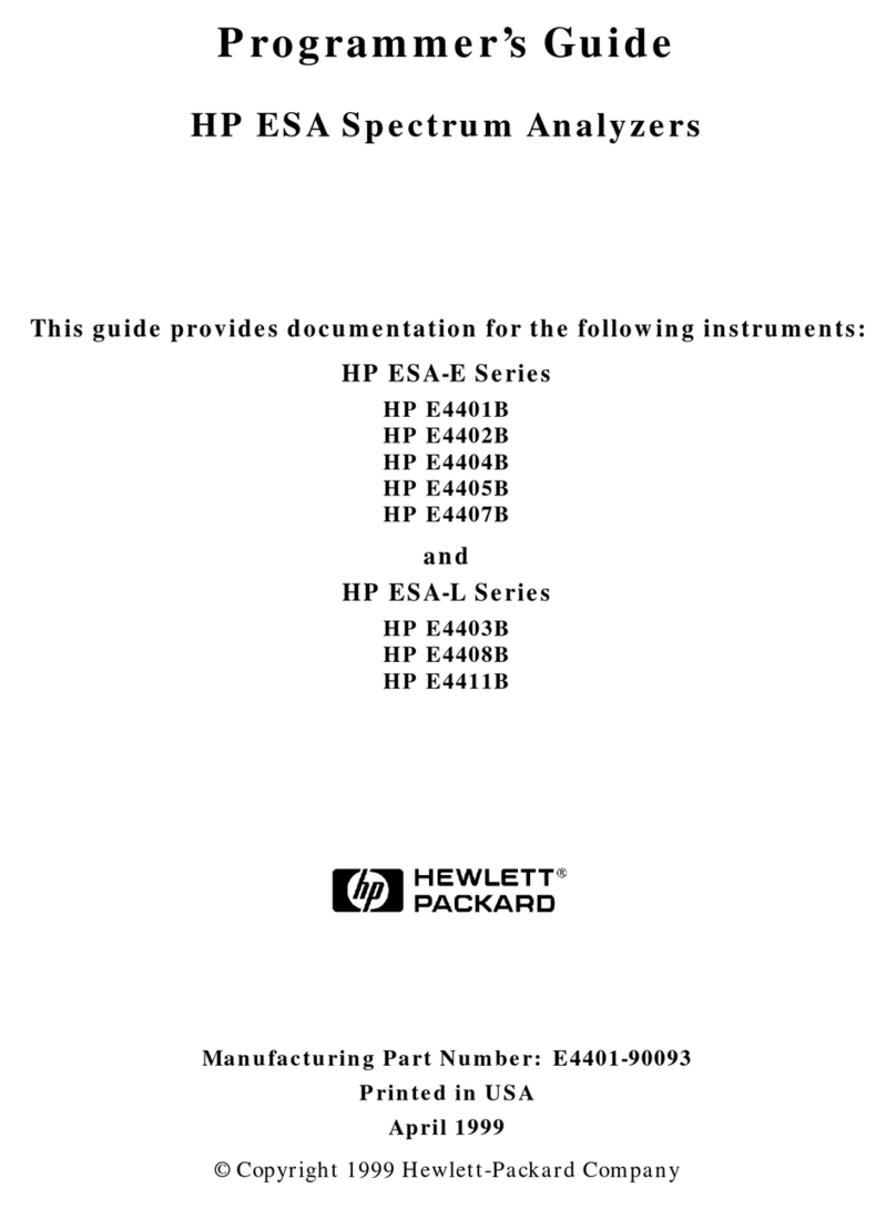 HP ESA-E Series Manual